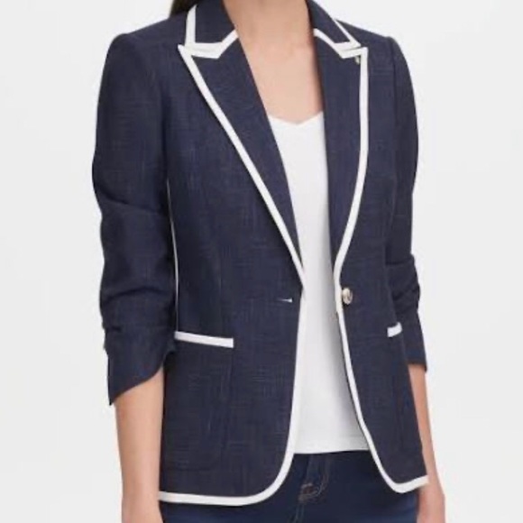 tommy hilfiger navy jacket